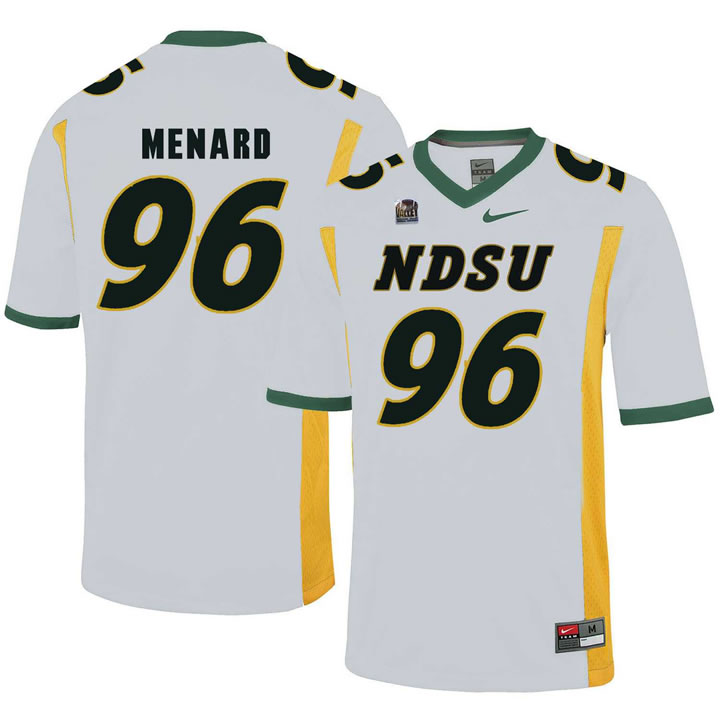 North Dakota State Bison 96 Greg Menard White College Football Jersey Dzhi,We sell and wholesale North Dakota State Bison 96 Greg Menard White College Football Jersey Dzhi on line form chian!